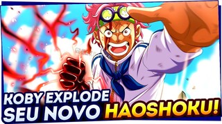 GARP MORRE E KOBY DESPERTA SEU HAKI DO REI AVANÇADO NÍVEL ALMIRANTE! ONE PIECE 1088