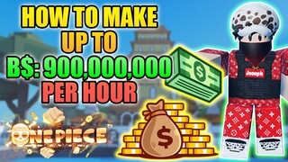 Best AFK Money Making Method in A One Piece Game - How To Make Beli