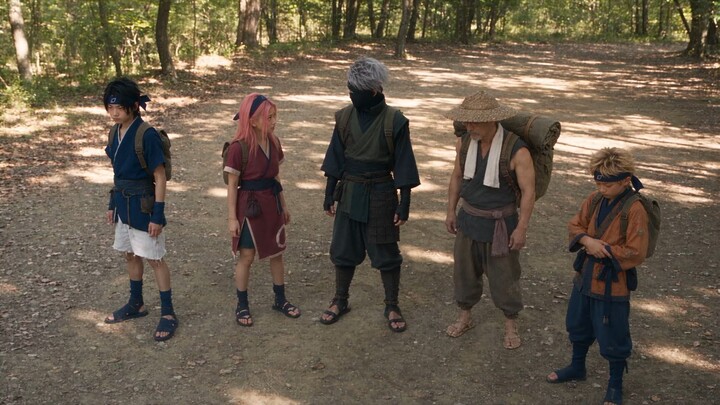 NARUTO - EPISÓDIO 4  O PAÍS DAS ONDAS    LIVE ACTION IA 4K