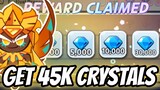 GET Your 45K 💎 CRYSTALS 💎 Here!
