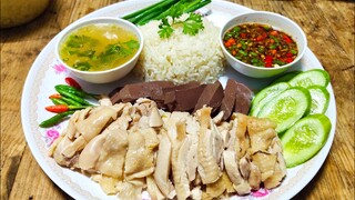 ข้าวมันไก่ (วิธีทำแบบบ้านๆ ดูจบ ทำกินเองได้เลยง่ายๆอร่อยด้วย) สไตล์ | ครัวบ้านๆ Channel