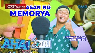 Buboy Villar, sinubukan ang photographic memory ng mga Ka-AHA! | AHA!
