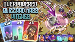 BLIZZARD MASS WITCHES BEST TH11 STRATEGY | CLASH OF CLANS