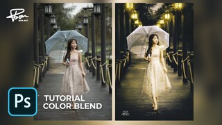 Tutorial Color Blend PHOTOSHOP chuyển từ ngày thành đêm | BonART