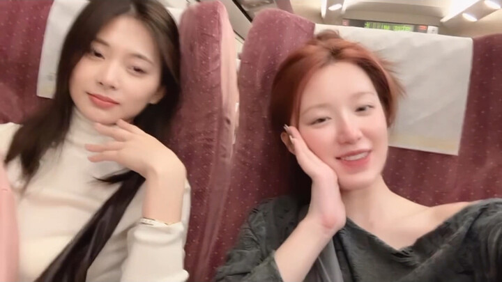 Let’s rock on the high-speed train! Now all I can say to Shuhua and Yujin is “Congratulations”—I’m a