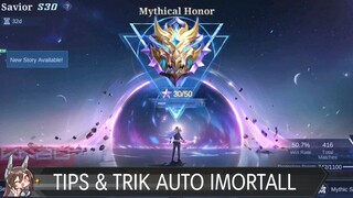 Di jamin akhir season imortall | Mobile legends