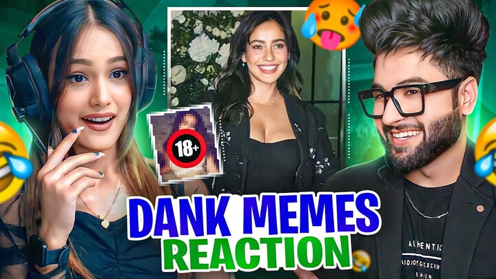 😂 DANK MEME REACTION WITH HER 🤪(Uff ye meme)🔥 Epic Thug Life Moment😎* THEAJAYARORA ​