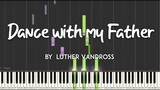 Dance With My Father by Luther Vandross synthesia piano tutorial + sheet music