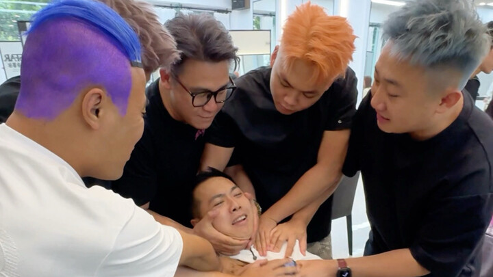 The follow-up to the whole company dyeing their hair is here!