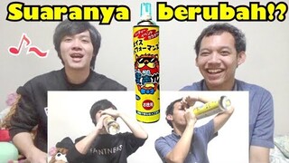 ORANG JEPANG NYANYI DANGDUT PAKE GAS HELIUM!!