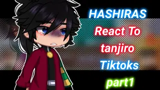 🍃⚜️[-HASHIRAS React To Tanjiro Tiktoks part 1-]⚜️🍃 aniko-chan