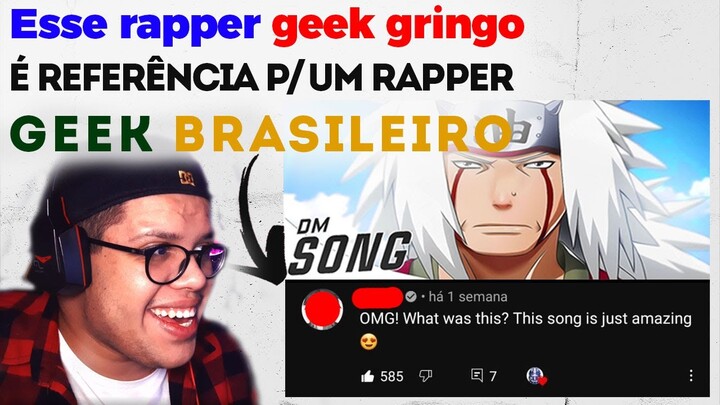 REACT (Rap nerd dos EUA) | JIRAIYA SONG | "Stand Tall" | Divide Music [Naruto]