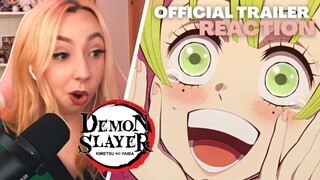 DEMON SLAYER SEASON 3 TRAILER REACTION!