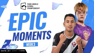 WEEKDAY 3 | KHOẢNH KHẮC XUẤT THẦN PMGC 2021 | PUBG MOBILE