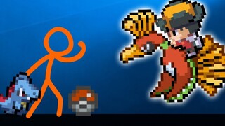 When a stickman accidentally enters the Pokémon world...