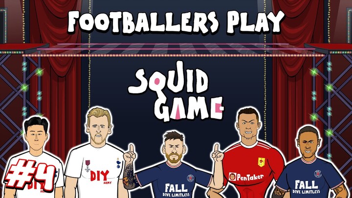 ☠️#4! Footballers Play SQUID GAME!☠️ (Episode 4: Frontmen 3.6 Stepping Stones)