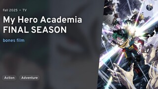 EP 1 - Boku no Hero Academia Final Season 8 Sub Indo