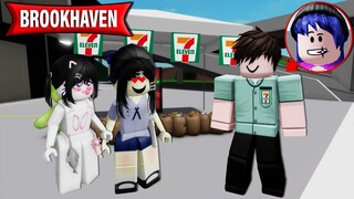 ปลอมตัวเป็นหนุ่มเซเว่นหน้าตาดีใน Brookhaven! | Roblox 🏡 7-11 Boy Brookhaven