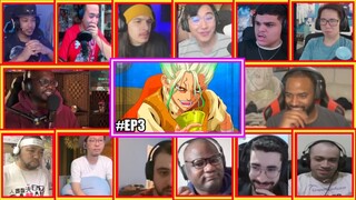 Dr Stone Season 3 Episode 3 Reaction Mashup | ドクターストーン 3期