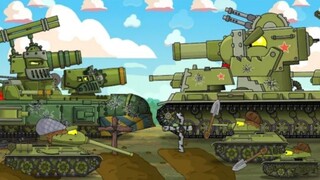 YouTube HomeAnimation | KV-6 does want fight! Cartoon about tanks | Part 2/2 The End