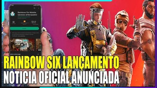 RAINBOW SIX MOBILE LANÇAMENTO, NOVO ANUNCIO OFICIAL
