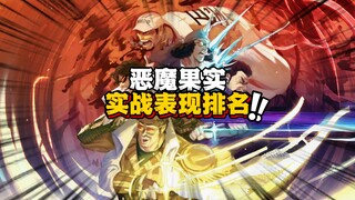 恶魔果实能力实战表现排名 战绩可查 含金量说话（不含尼卡果实）