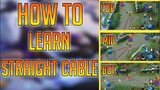 Straight Cable Tutorial! How To Straight Cable || Mobile Legends Bang Bang | Noobqueen Ph