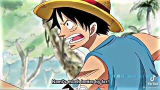 when luffy remember nami😂😂