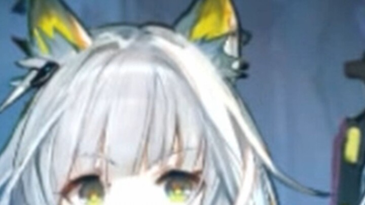 Suddenly... she became cute.