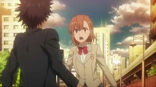 A Certain Magical Index III - Misaka's Tsundere scene with Touma