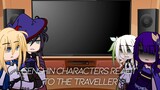 Genshin Characters reacts to the traveller (Mc Lumine) | Gacha Club | Genshin Impact