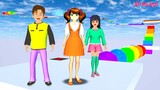 Mio Ajak B0neka Squid Game Cari Yuta Kabur Lewat Obby Parkour - Sakura Simulator @Ebi Gamespot