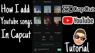 How To Add Youtube Songs In Capcut Tutorial iOS Android