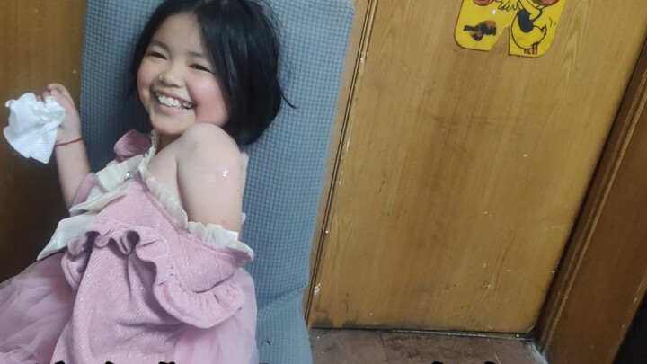Xinxin, who fights against rare PAPA syndrome, bravely fights against the little monsters every time