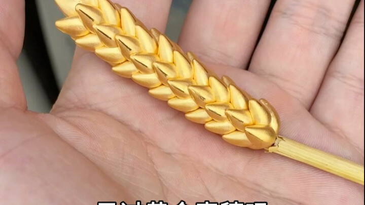 Every wheat ear is as precious as gold.