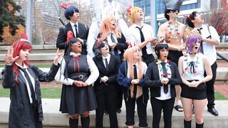 DYSFUNCTIONAL CHRISTMAS CAROLING || Chainsaw Man Cosplay Crack