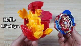 Con quay BeyBlade Flame Nó có bền như takara tomy-Lần đầu được thấy 2 quả trứng biến hình nó Đẹp thế