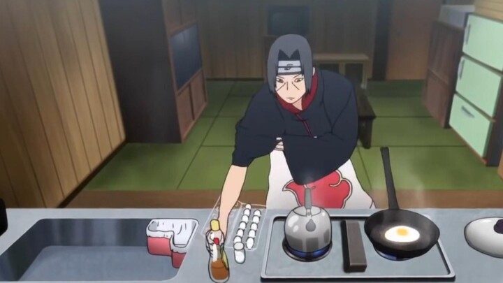 [อิทาจิเปิดเนตรวงแหวนแมนเงเคียวของเขาเพื่อทำอาหาร] เพียงเพื่อทำไข่ลวกที่สมบูรณ์แบบให้กับพี่ชายของเขา