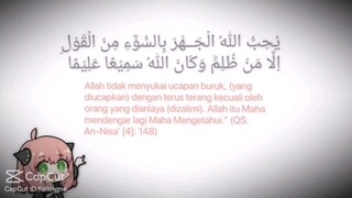 nih jgn remehin kata kata yg menurut kita biasa aja nya karena bagi Allah itu adalah dosa