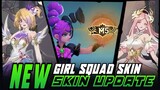 NEW GIRLS SQUAD SKIN - M5 SKIN UPDATE - NEW BATTLE EFFECTS | Mobile Legends: Bang Bang #whatsnext