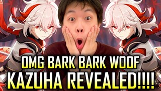 KAZUHA TEASER (REACTION) (HIGH EFFORT AND HIGH QUALITY) | Genshin Impact