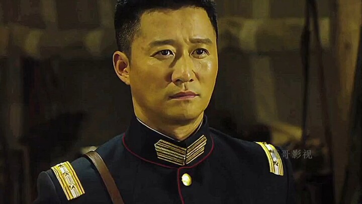 The warlord’s son slaughters innocents—Wu Jing is playing the tiger’s lackey!