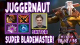 Skiter Juggernaut Hard Carry Gameplay 18 KILLS | SUPER BLADEMASTER! | Dota 2 Expo TV