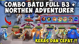 COMBO GUARDIAN+NORTHEN ADVENTURER !! 7 HERO BINTANG 3 AUTO KERAS DAN CEPAT !! COMBO MAGIC CHESS ML