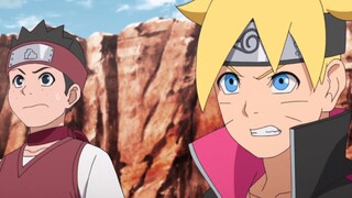 In Boruto Chapter 279, Boruto gives up on passing the level and challenges the outer members of the 