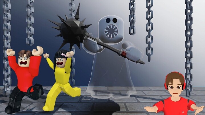 Yuta Dan Mio Kabur Dari Penjara Istana Hantu  roblox