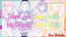 Aikatsu friends! Dear ALL FRIENDS! Ai wo komete! (Honey Cat & Reflect moon) Full + Lyrics