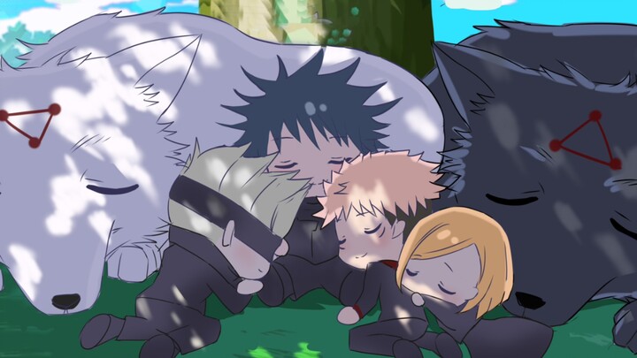 [AMV]Sleeping with Fushiguro Megumi's dogs in <Jujutsu Kaisen>