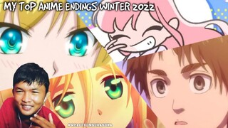 TOP ANIME ENDINGS WINTER 2022 + REVIEW