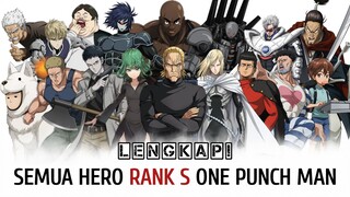 Semua Pahlawan Rank S Dalam Anime One Punch Man